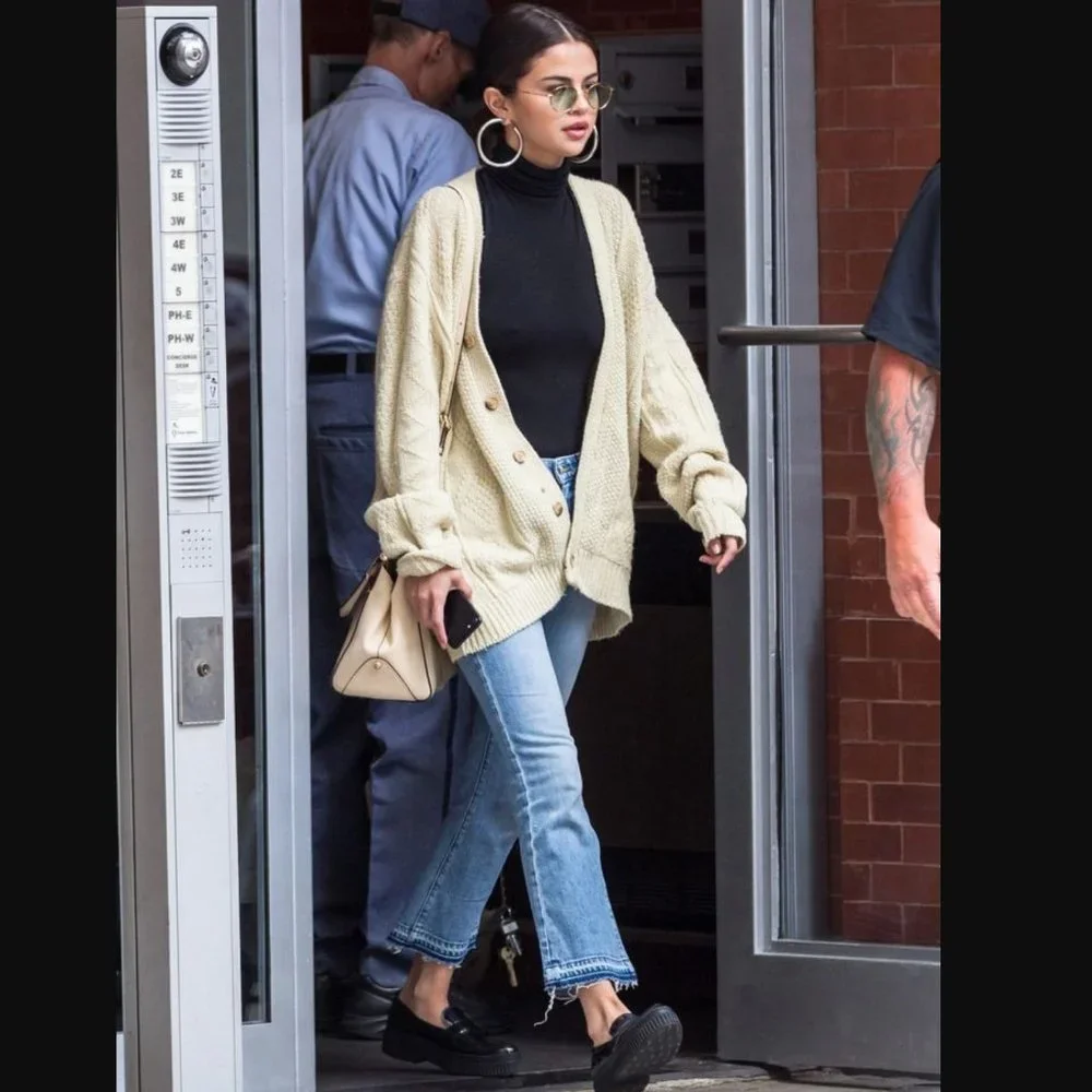 Alexander Wang 100% Cotton Medium Wash Low Rise Ankle Crop Kick Flare Jean 27 6 - Picture 6 of 10